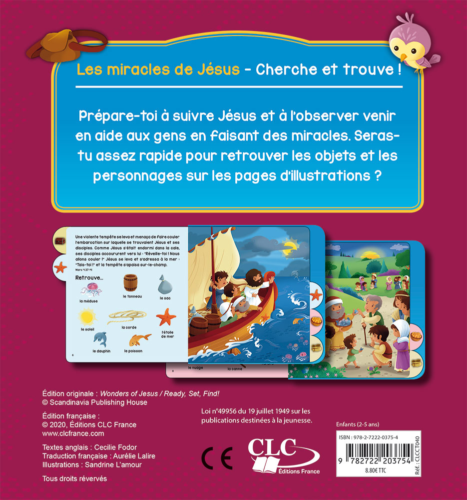 Image #1 du produit Les miracles de Jésus - Cherche et trouve !