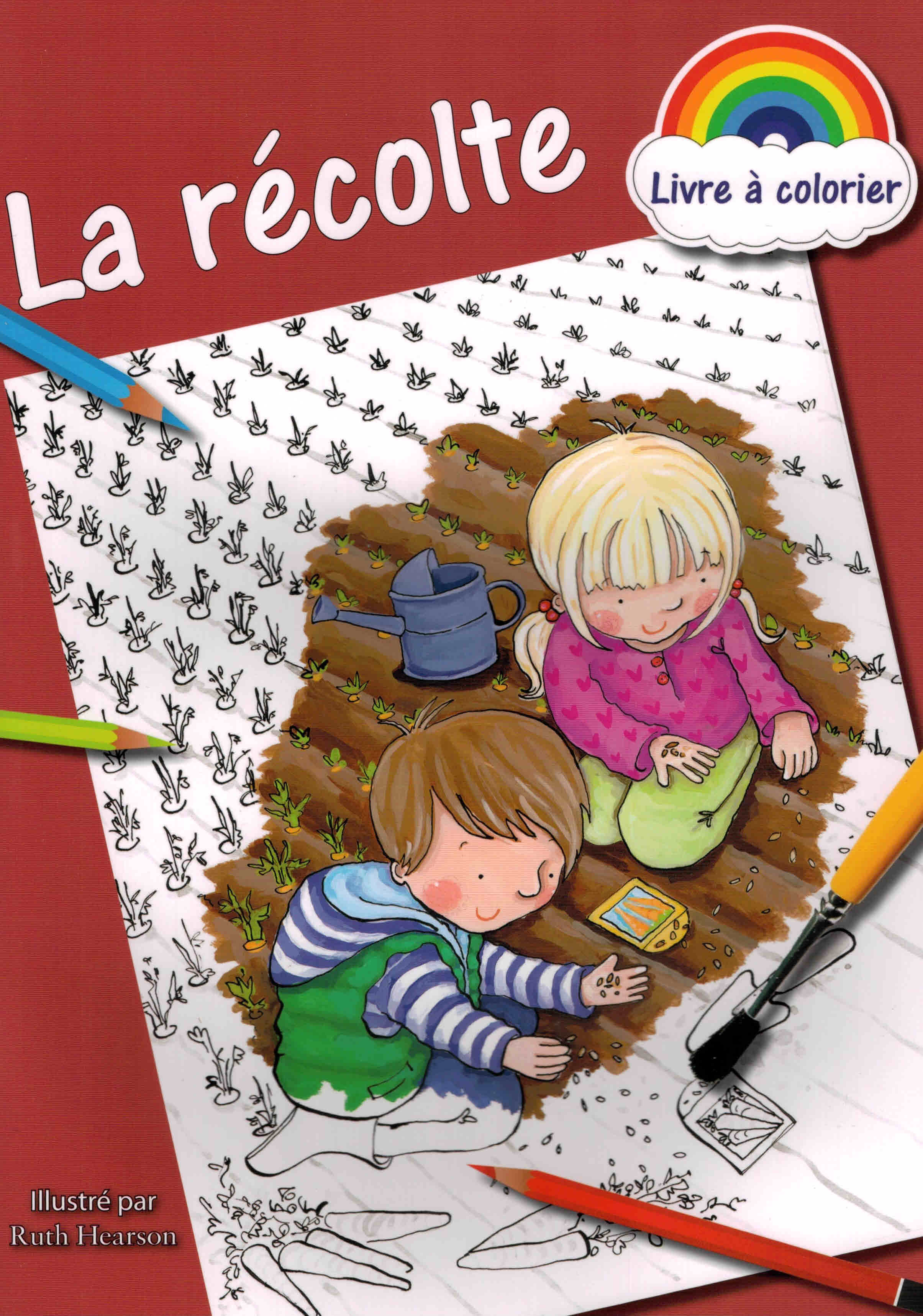 La récolte Livre à colorier