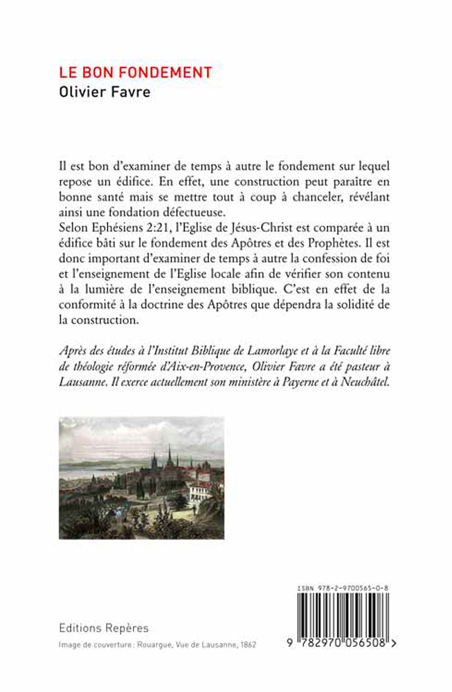 Image #1 du produit Le bon fondement