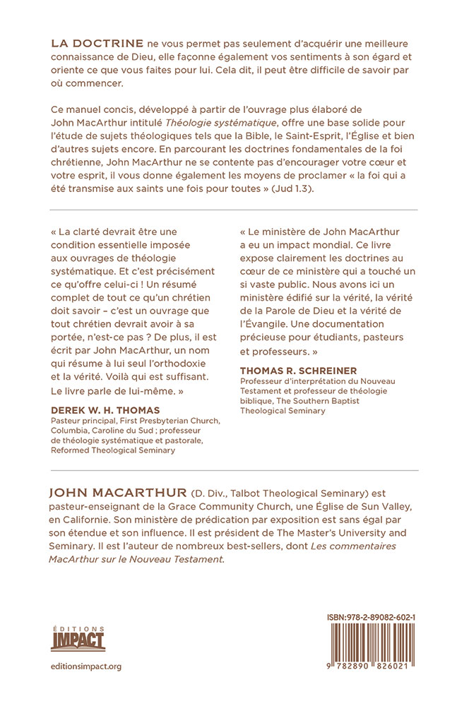 Image #1 du produit Les doctrines bibliques essentielles