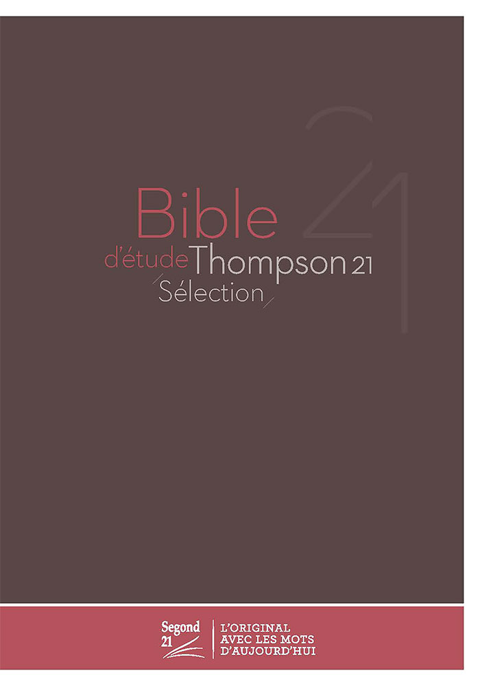 Bible d'étude Thompson 21 Sélection rigide