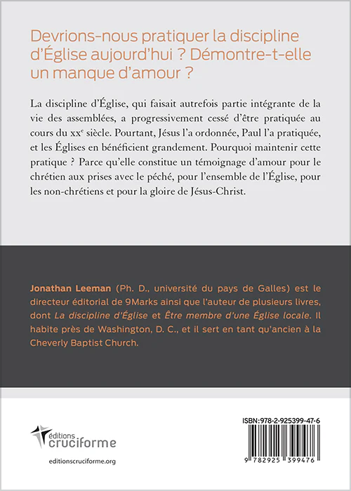 Image #1 du produit Comprendre la discipline d'Église