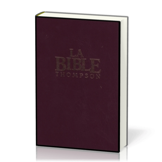 Image #1 du produit Bible Colombe Thompson rigide bordeaux