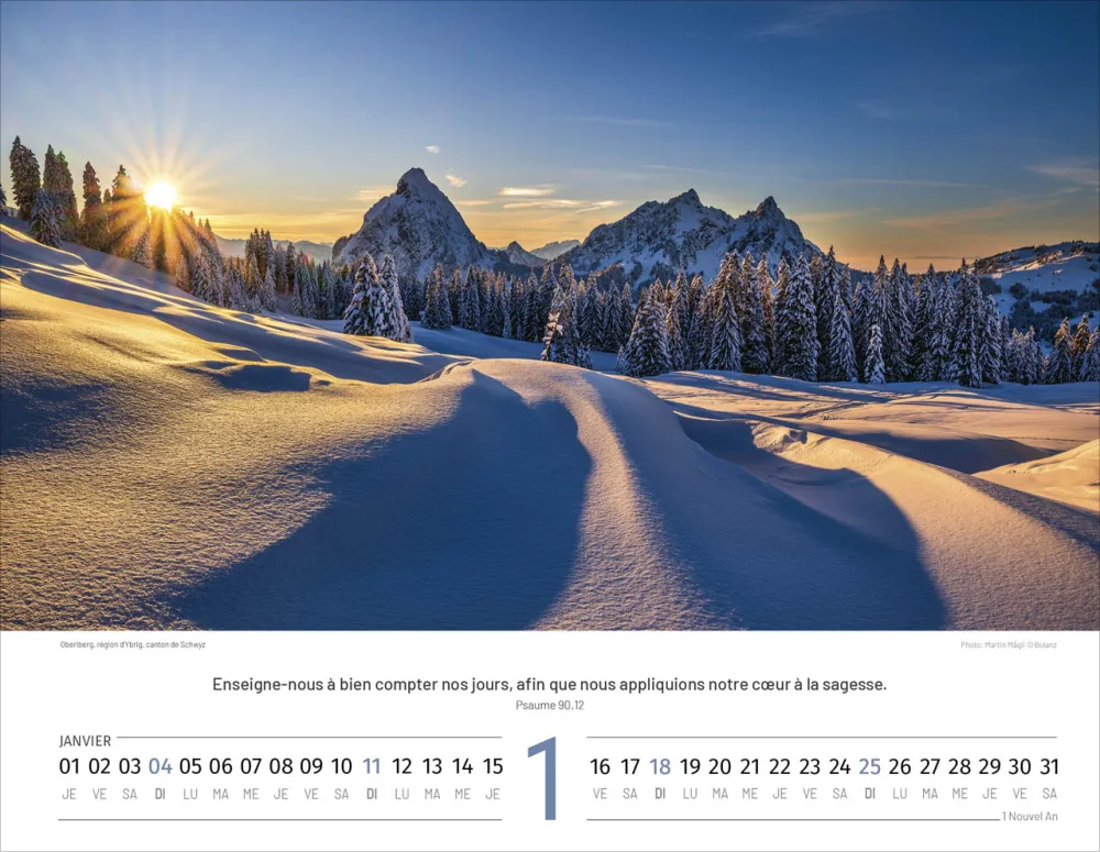 Image #1 du produit Paysages de Suisse 2026