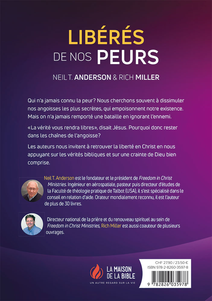Image #1 du produit Libérés de nos peurs