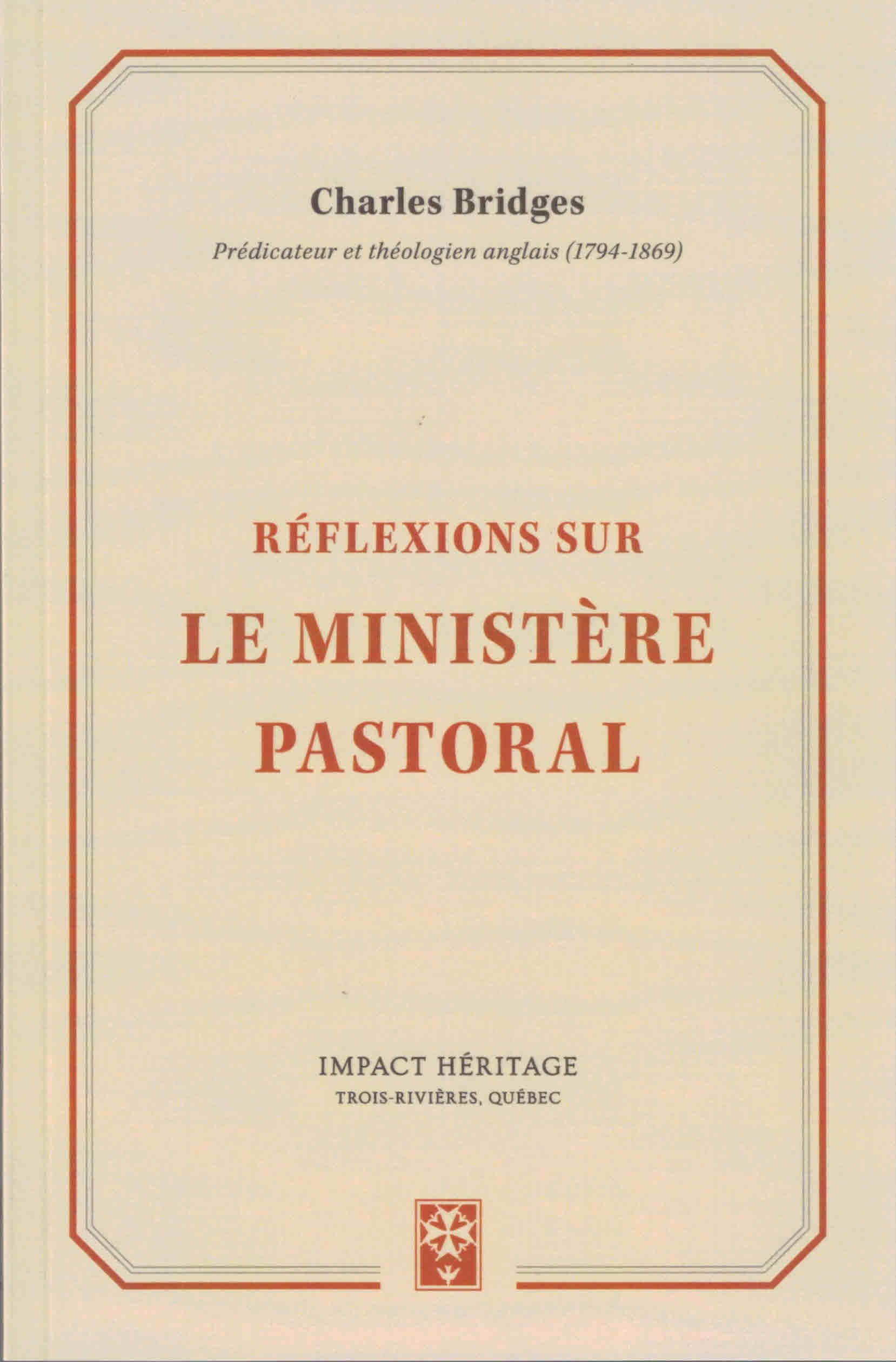 Réflexions sur le ministère pastoral