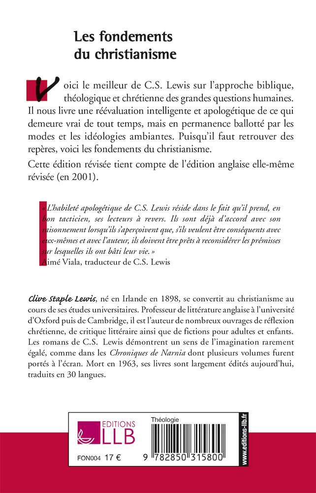 Image #1 du produit Les fondements du christianisme