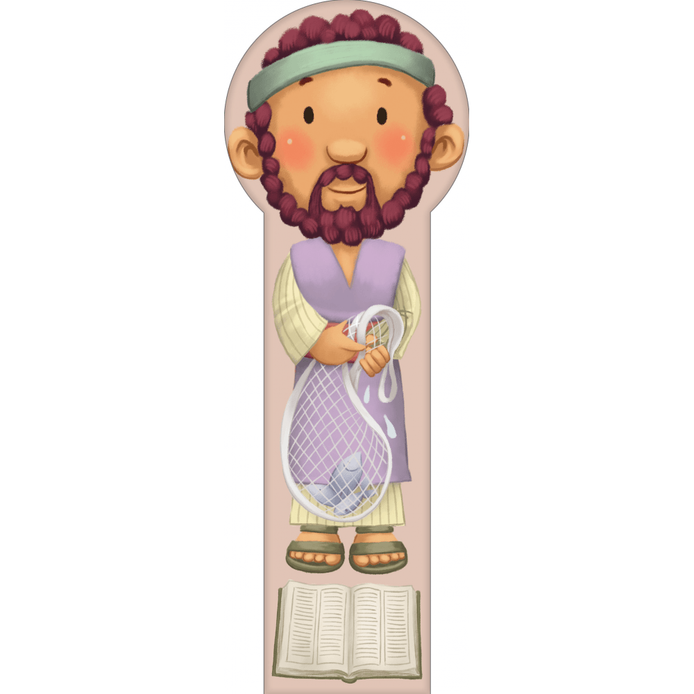 Petits héros de la Bible - Marque-page 3D - Pierre