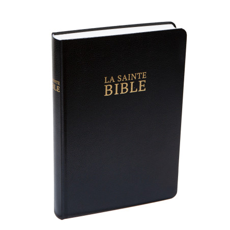 Bible Darby grand format semi-rigide noir