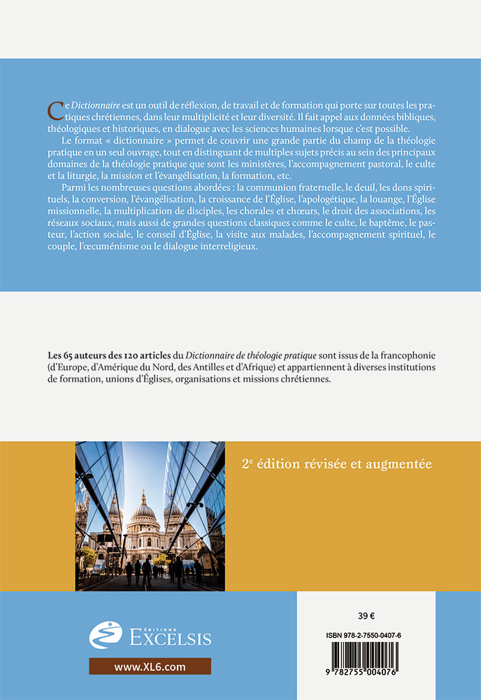 Image #1 du produit Dictionnaire de théologie pratique - 2e édition