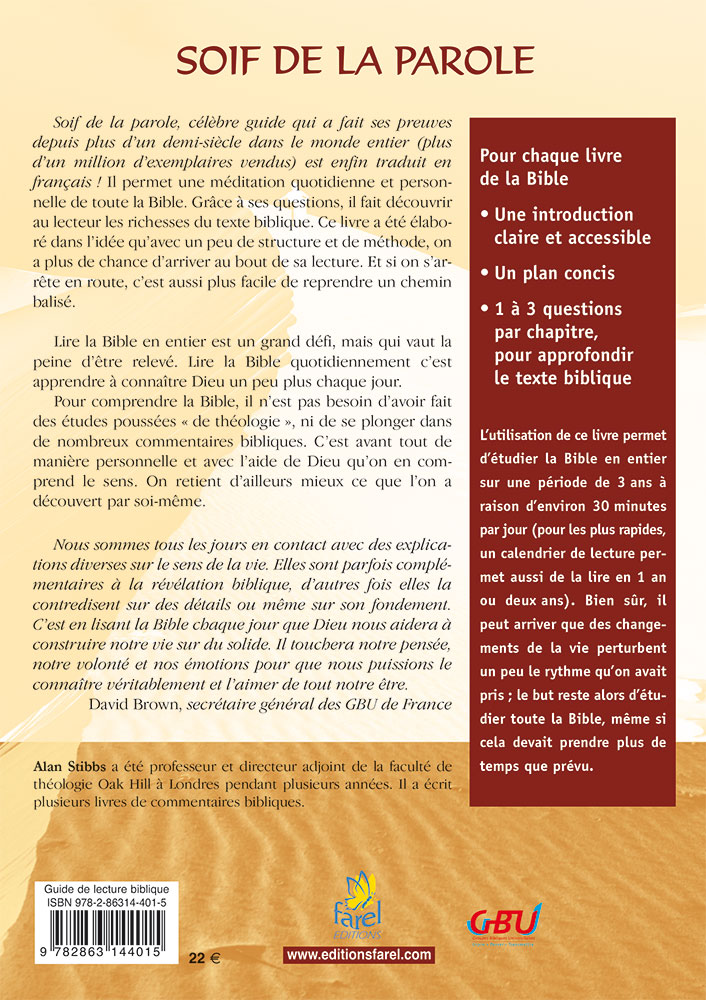 Image #1 du produit Soif de la Parole