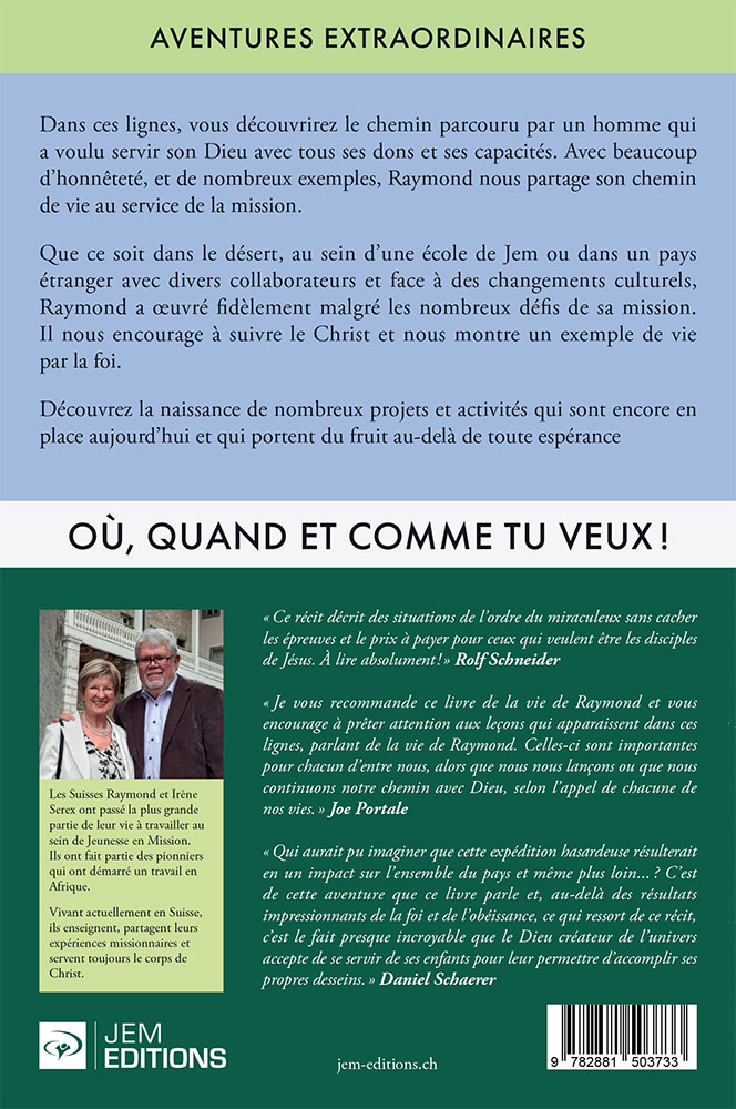 Image #1 du produit Où, quand et comme tu veux !