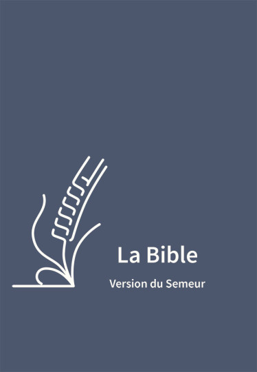 Bible Semeur 2015 semi-rigide bleue zipper