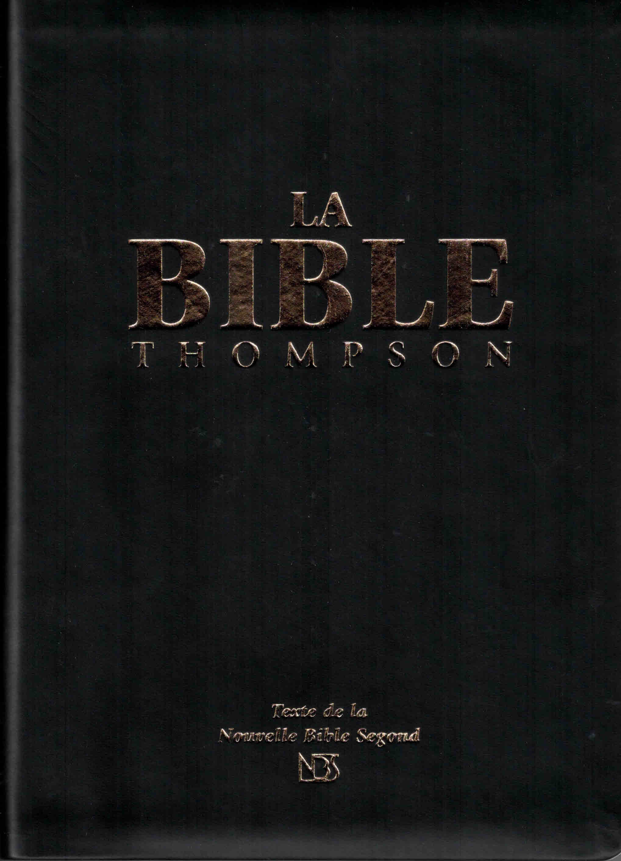 Bible Thompson NBS souple onglets