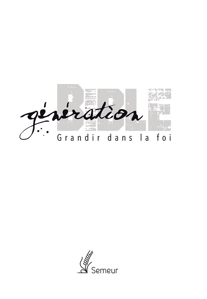 Bible d'étude Semeur Génération blanche