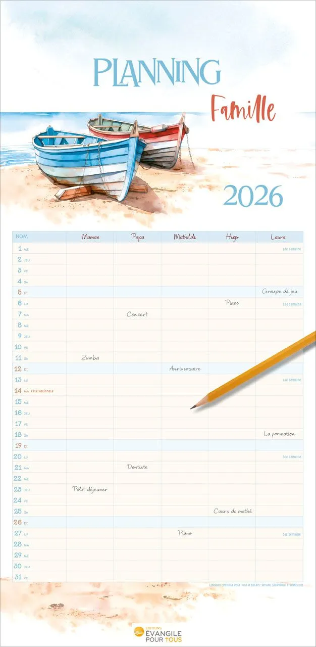 Planning Famille 2026