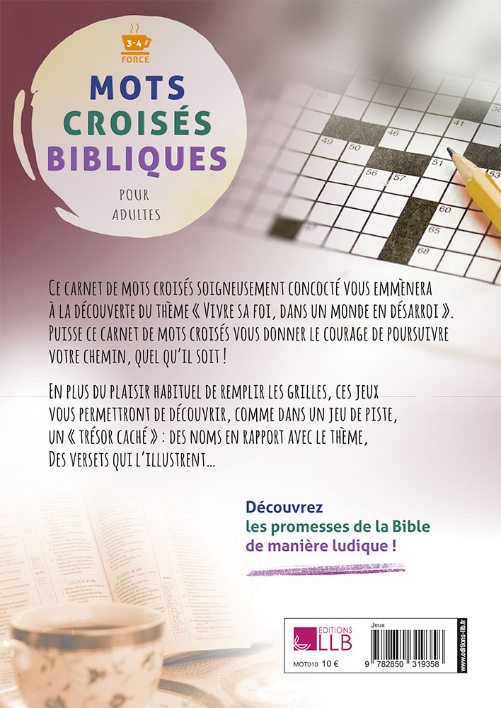 Image #1 du produit Mots croisés bibliques pour adultes tome 8