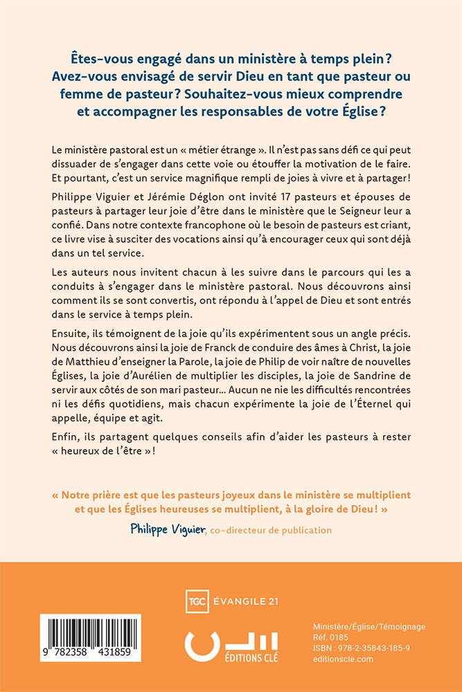 Image #1 du produit Pasteur et heureux de l'être