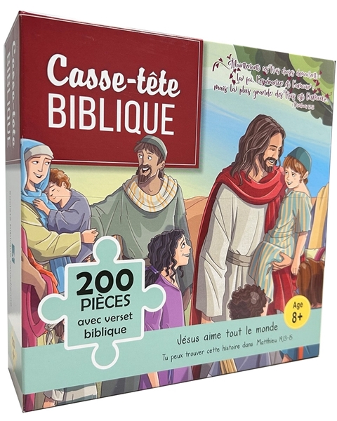 Casse-tête biblique - Jésus aime tout le monde