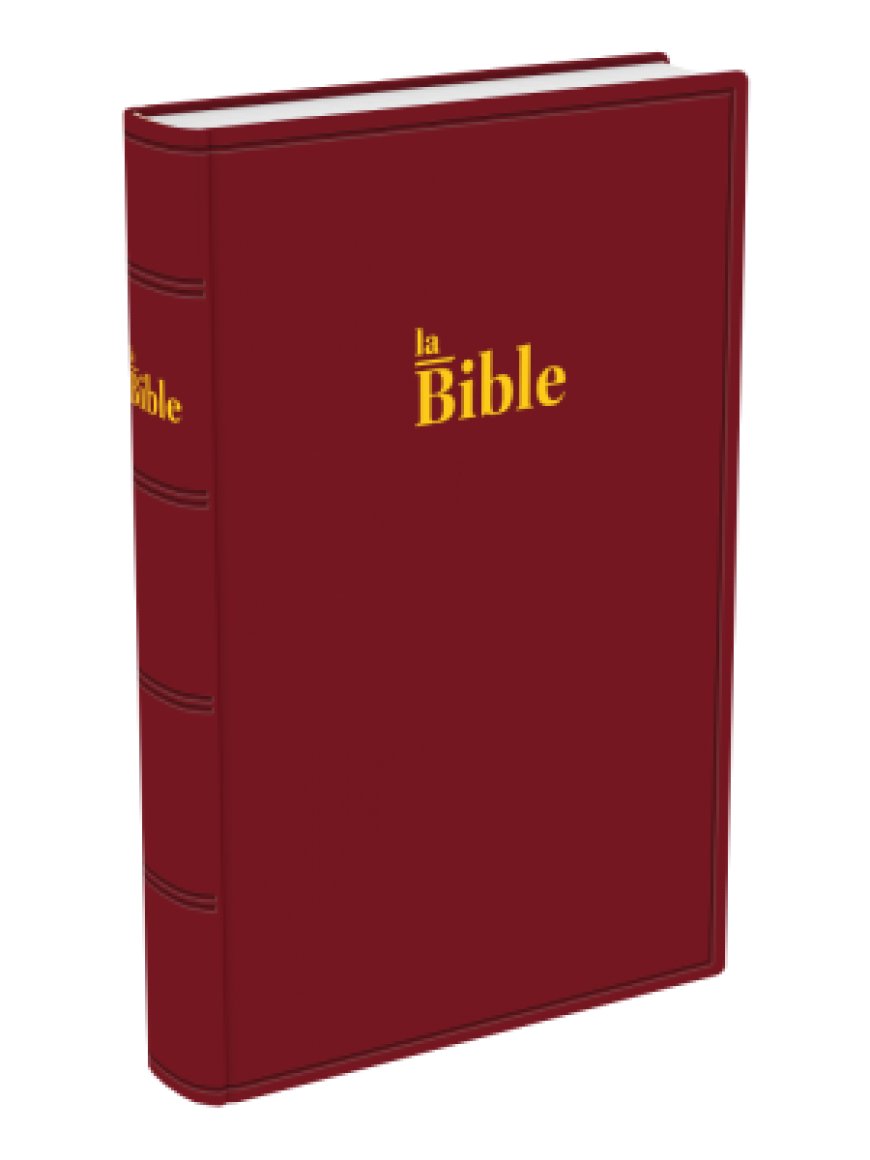 Bible Darby format moyen rigide grenat