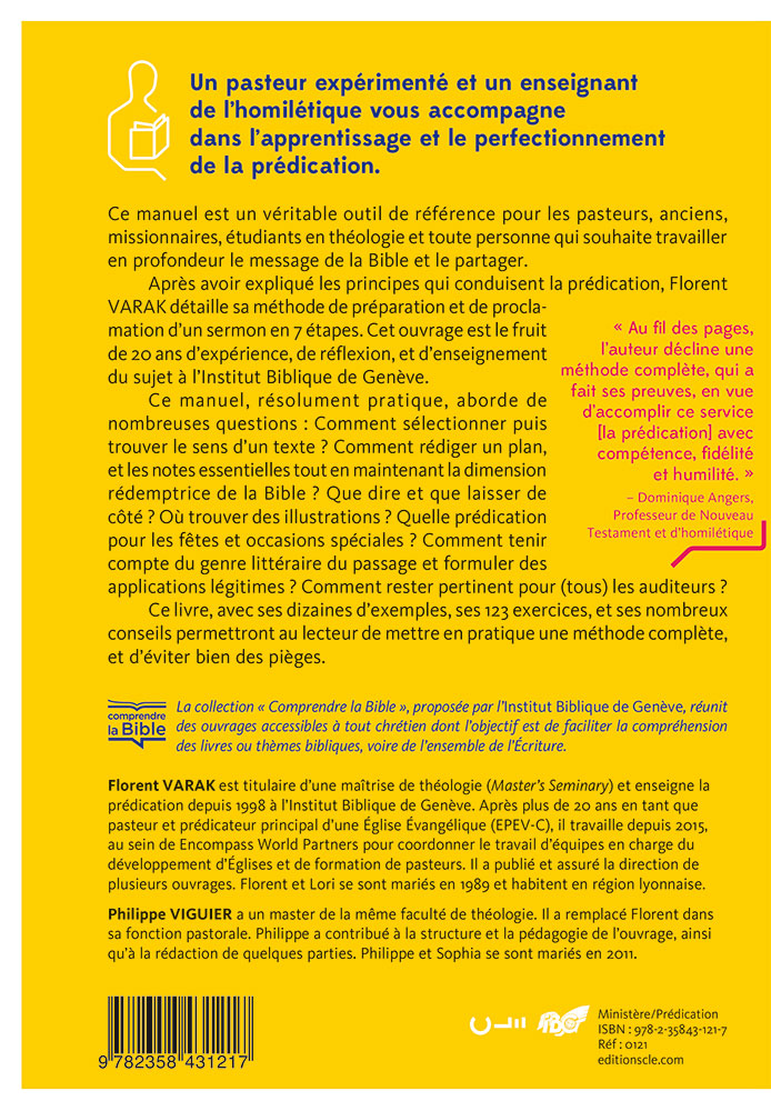 Image #1 du produit Manuel du prédicateur