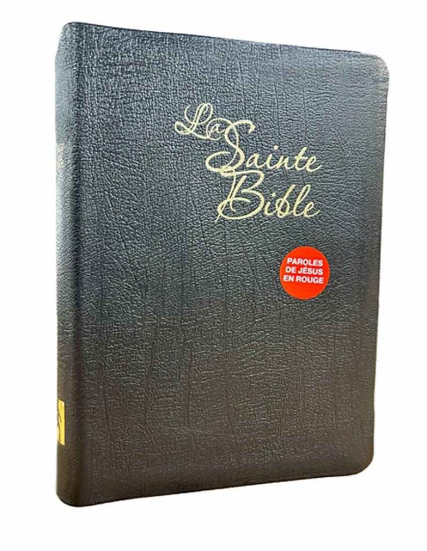 Bible SG 1910 gros caractères souple noire