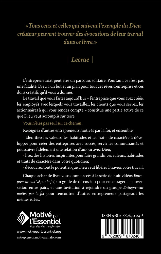 Image #1 du produit Entrepreneur motivé par la foi