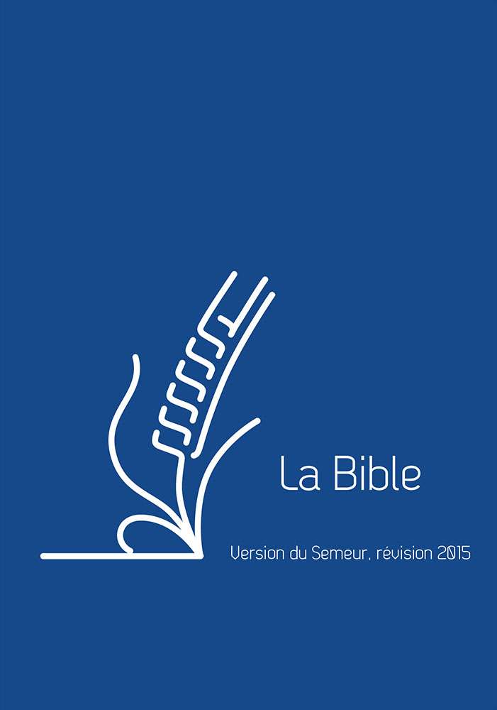 Bible Semeur compacte souple bleue zipper