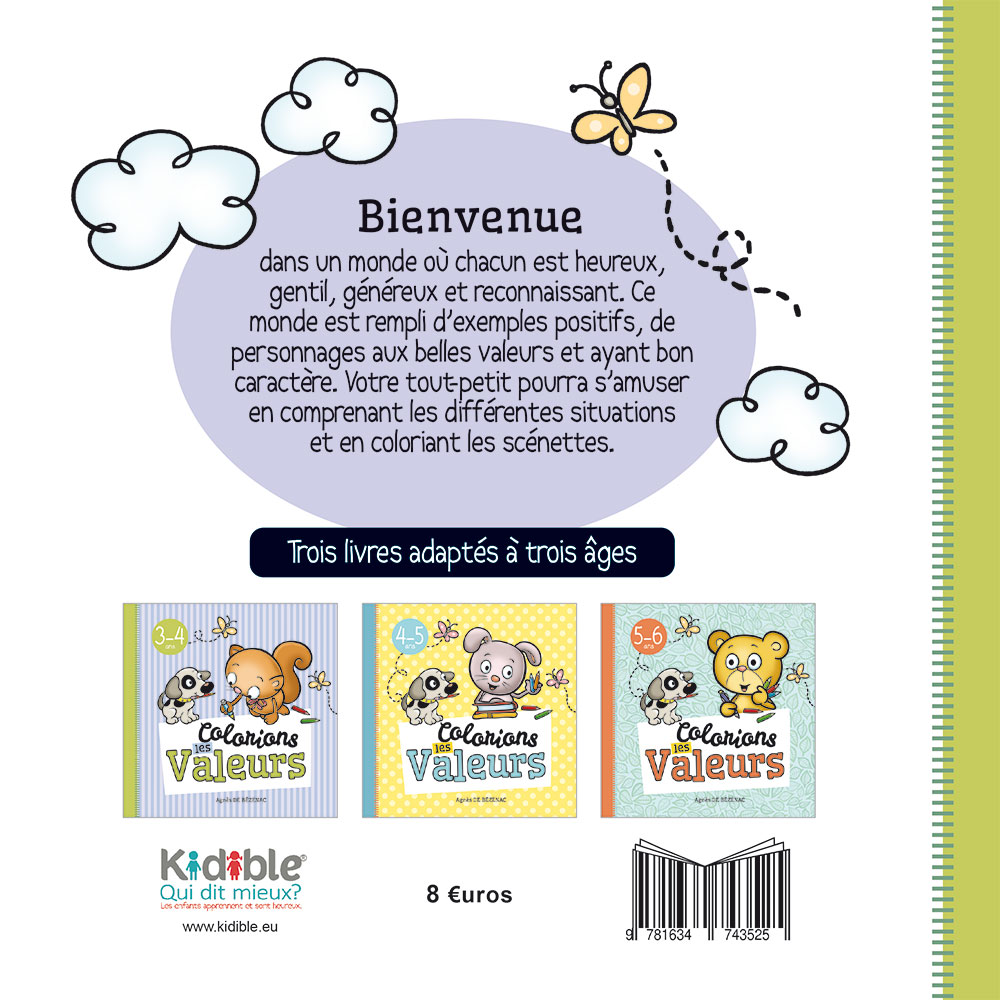 Image #1 du produit Colorions les Valeurs (3-4 ans)