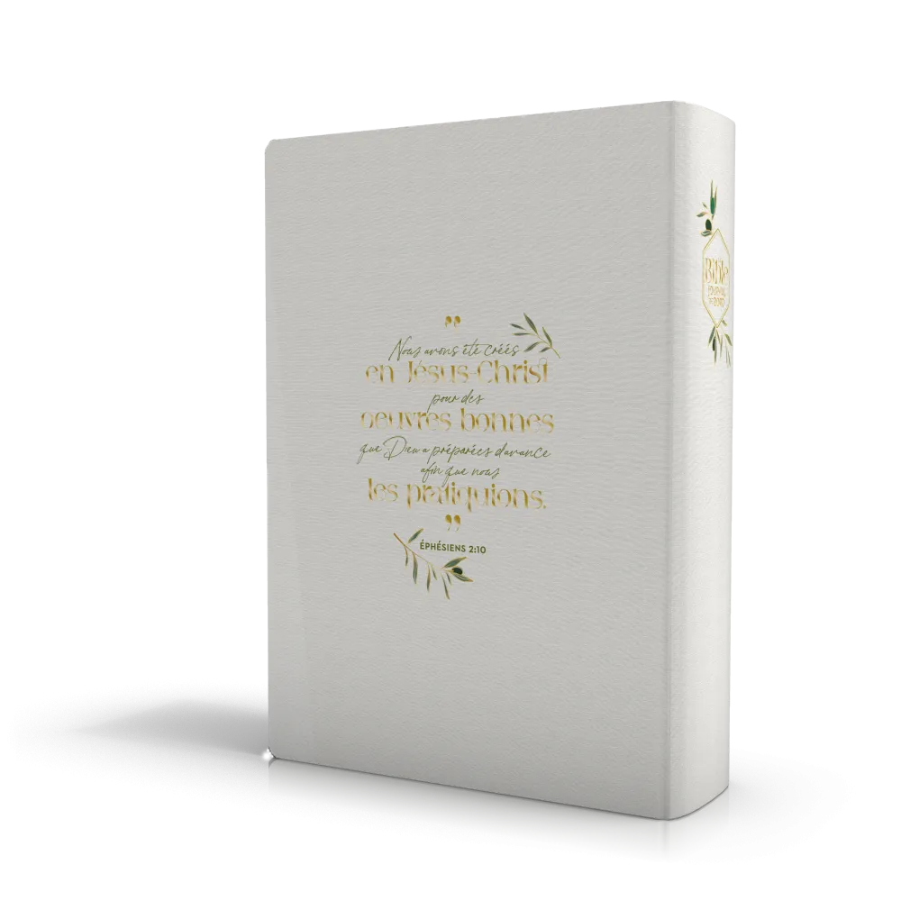 Image #1 du produit Bible SG 21 Journal de bord souple toile blanche et motifs