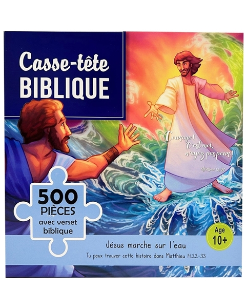 Casse-tête biblique - Jésus marche sur l'eau