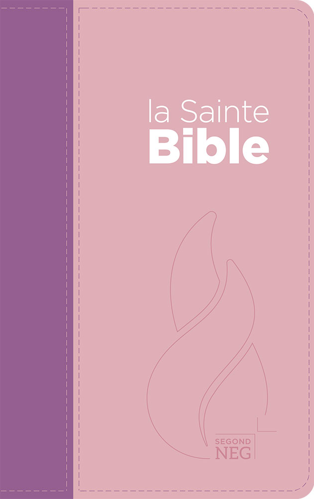 Bible NEG souple duo rose et violet