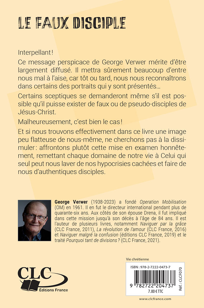 Image #1 du produit Le faux disciple