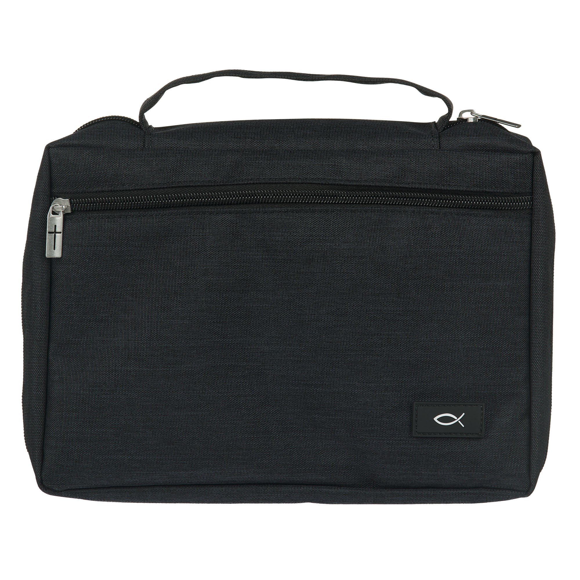 Étui médium pour Bible en canevas noir