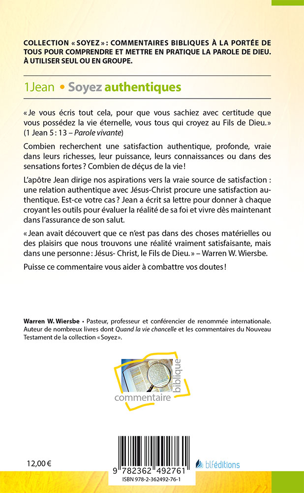 Image #1 du produit Soyez authentiques