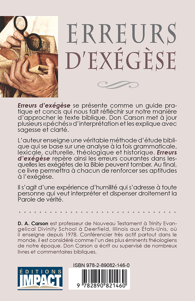 Image #1 du produit Erreurs d'exégèse